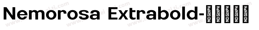 Nemorosa Extrabold字体转换